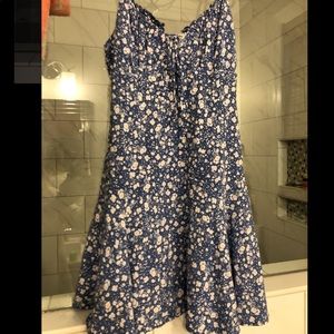 Blue Floral Sundress